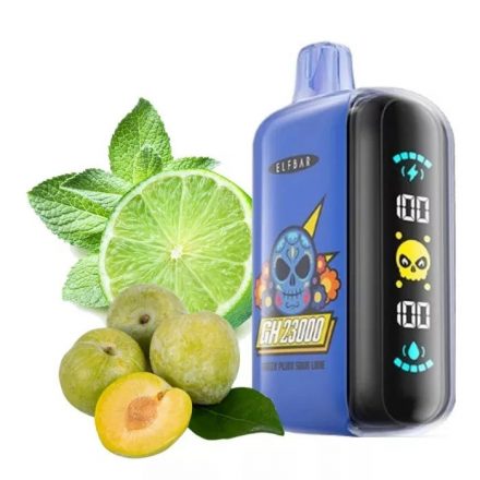 Elf Bar GH23000 Green Plum Sour Lime 50 mg Nicotine - Rechargeable