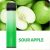 Elf Bar Sour Apple 3600 Puff 5% Nicotine-Rechargeable