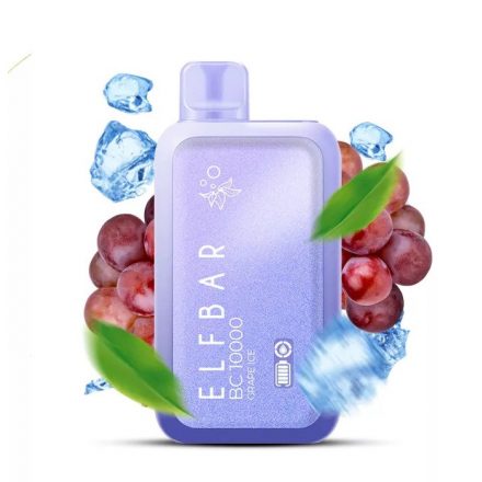 Elf Bar BC10000 Grape Ice 5% Rechargeable