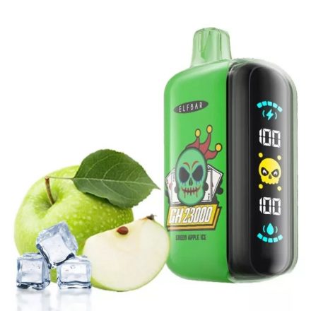 Elf Bar GH23000 Green Apple Ice 50 mg Nicotine - Rechargeable