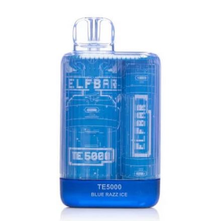 Elf Bar Te5000 Blue Razz Ice 5000 Puff 5% Nicotine-Rechargeable