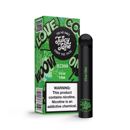 Juicy Jane JJ2500 Clear Mint 2500 Puff 2% Nicotine