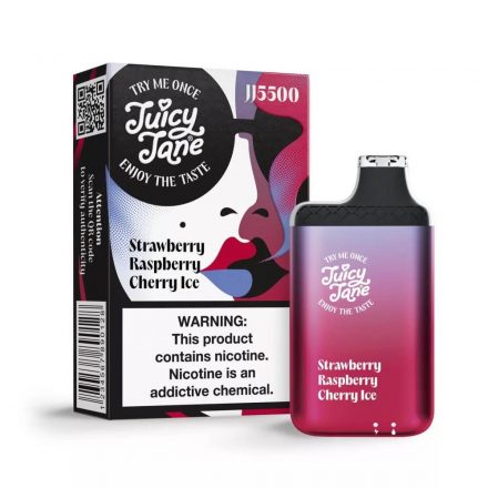 Juicy Jane JJ5500 Strawberry Raspberry Cherry Ice 5500 Puff 5% Nicotine